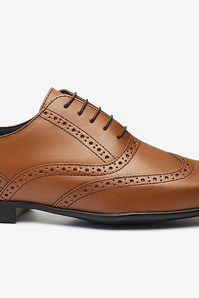 Next Oxford-Schuhe im Budapester-Stil aus Leder günstig online kaufen