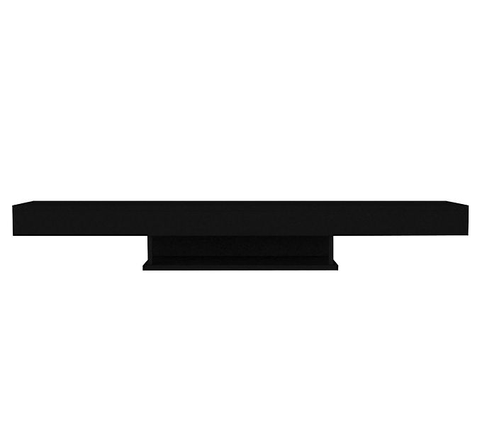 moebel17 TV-Regal TV Lowboard Hängend Alberes Schwarz, Einzelmöbel 1-tlg., günstig online kaufen