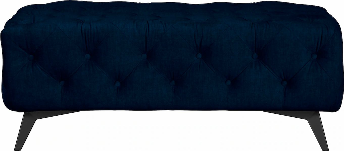 Home affaire Polsterhocker "Glynis" aufwändige Knopfheftung, moderne Cheste günstig online kaufen