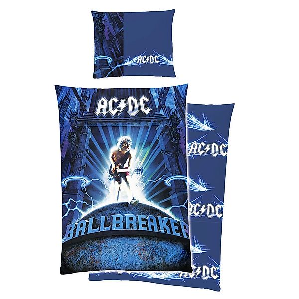 BERONAGE Wendebettwäsche ACDC Ballbreaker Bettwäsche Linon günstig online kaufen