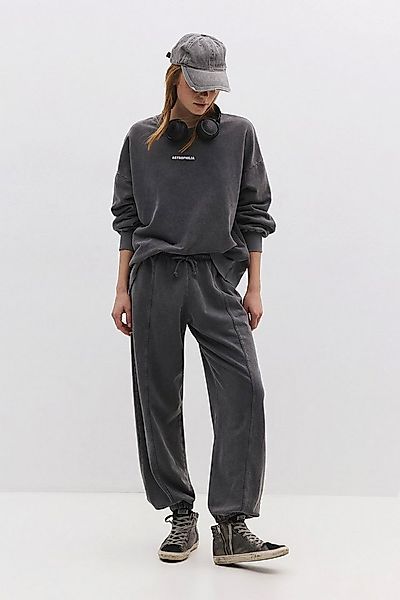 No Matter What Sweatponcho Baumwoll-Sweatpants mit Ballonmuster günstig online kaufen