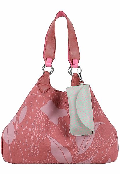 Fritzi aus Preußen Henkeltasche "Leaves Canvas Anthra Ice" mit abnehmbarem günstig online kaufen