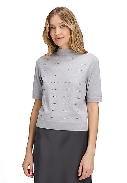 Betty Barclay Kurzarmshirt Damen Feinstrickpullover mit Stehkragen (1-tlg) günstig online kaufen