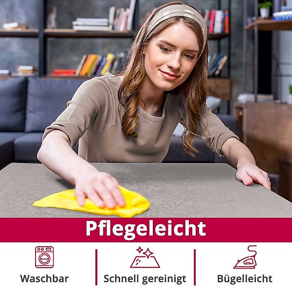 DecoHomeTextil Heimtextilmanufaktur Tischdecke Harmony hochwertig pflegelei günstig online kaufen