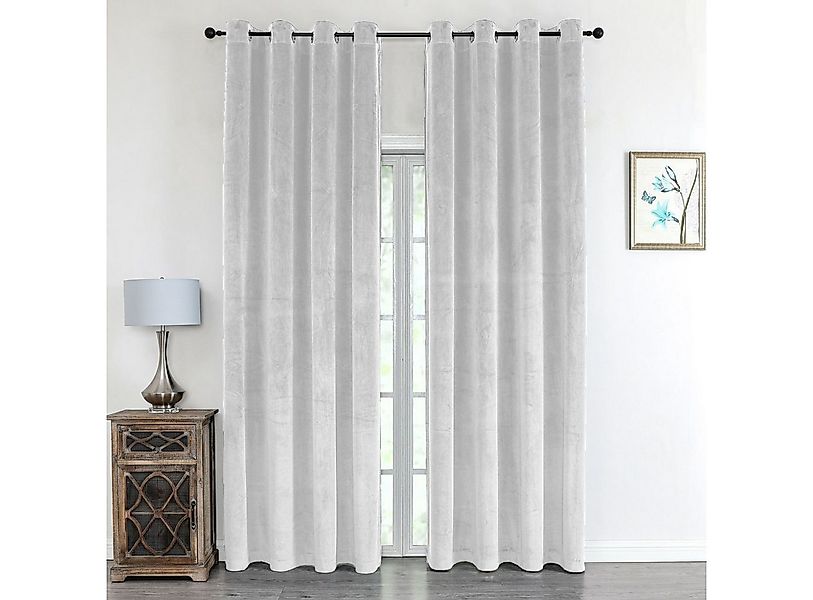 texpot Vorhang Samtvorhang 140 x 245 cm mit Öse wasserabweisend (1 St), Öse günstig online kaufen
