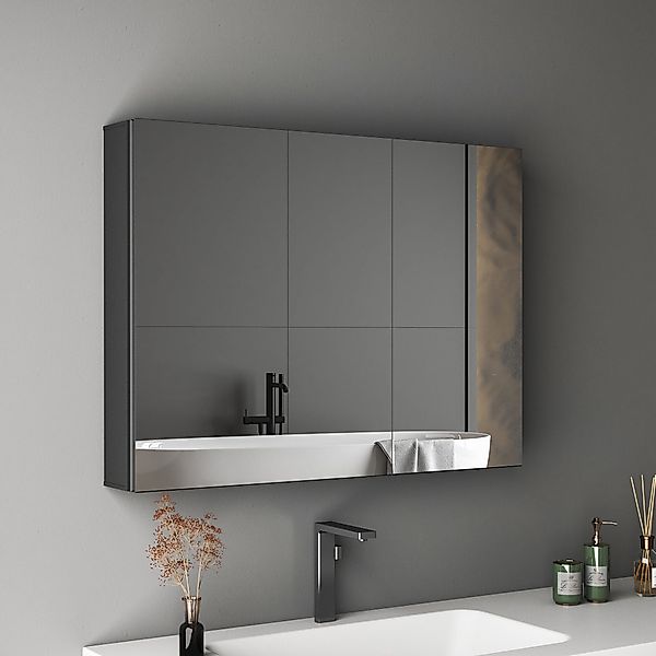 Hopibath Spiegelschrank Badezimmer 80 cm Breit günstig online kaufen