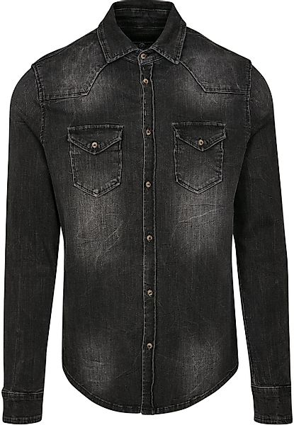 Brandit Langarmhemd Brandit Herren Riley Denim günstig online kaufen