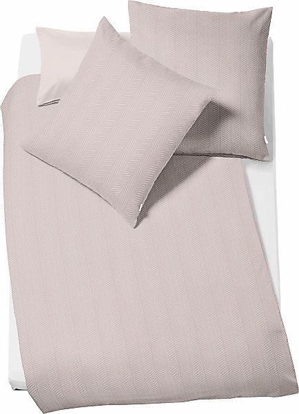 fleuresse Bettwäsche "Jade" 3 Stk. tlg. mit dezentem Muster günstig online kaufen