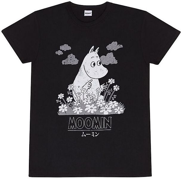 MOOMIN T-Shirt Flowers Japanese T-Shirt günstig online kaufen
