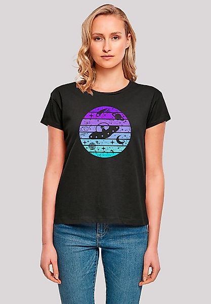 F4NT4STIC T-Shirt Retro Alien Weltraum Sonnenuntergang Premium Qualität günstig online kaufen