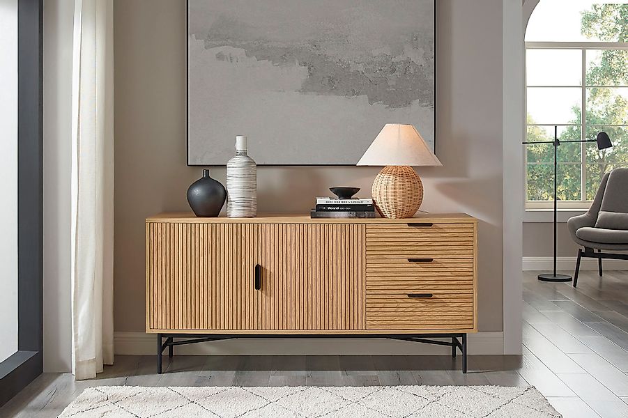 SalesFever Sideboard »Visby Stilvolle Kommode für mehr Stauraum«, Kommode, günstig online kaufen