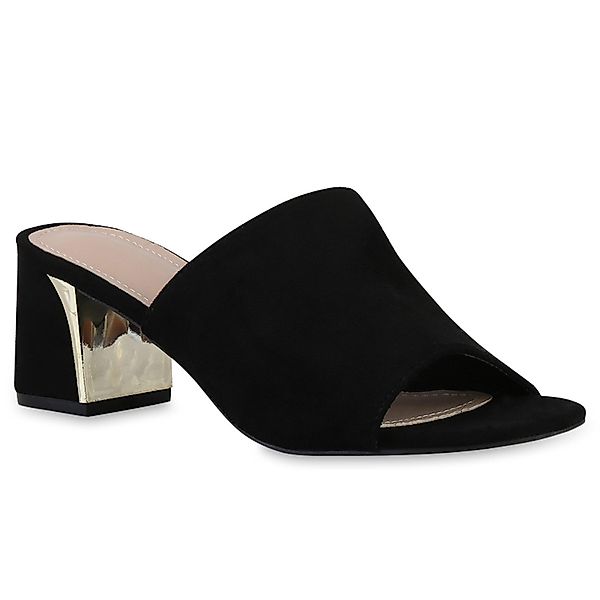 VAN HILL 840884 Sandalette Damen Pantoletten günstig online kaufen
