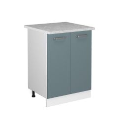 Vicco Unterschrank R-Line, Blau-Grau/Weiß, 60 cm, günstig online kaufen