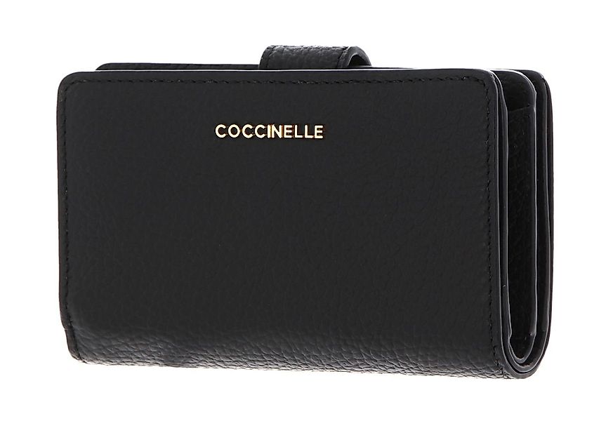 COCCINELLE Geldbörse Metallic Soft, aus echtem günstig online kaufen