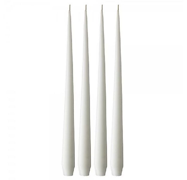 ester & erik Tafelkerze Spitzkerze Taper Candle Pure White (4-teilig) günstig online kaufen