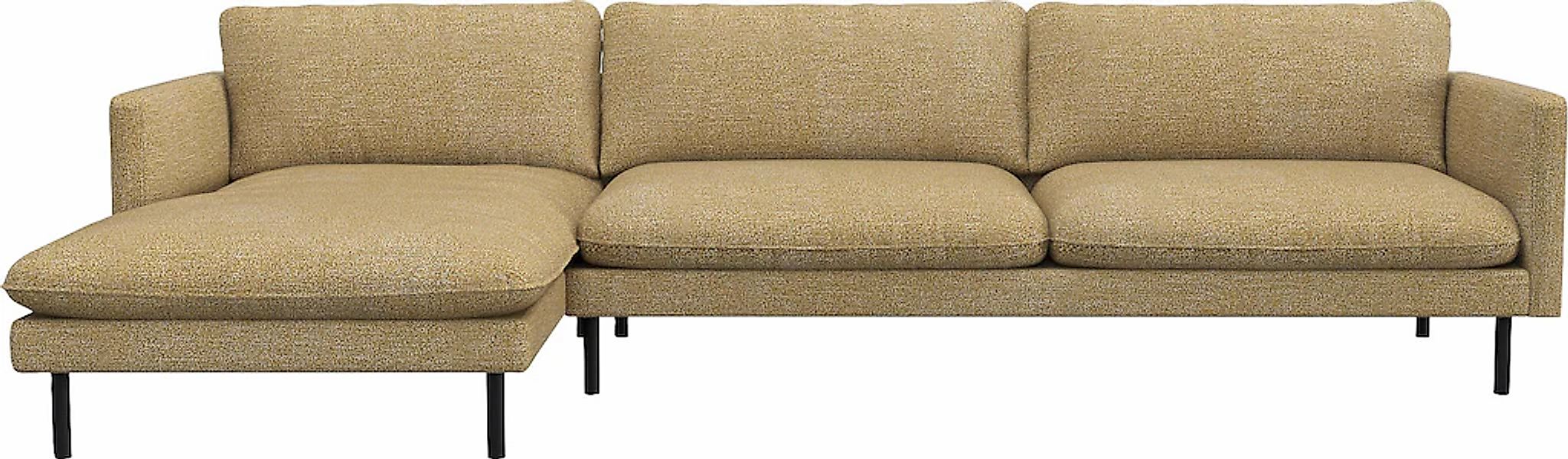 FLEXLUX Ecksofa "Bolzano, elegant und bequem, L-Form", Sitzaufbau mit Kalts günstig online kaufen