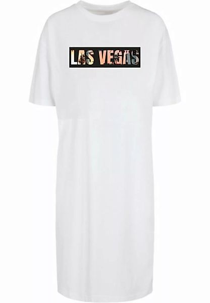Merchcode Stillkleid "Damen Ladies Las Vegas Organic Oversized Slit Tee Dre günstig online kaufen