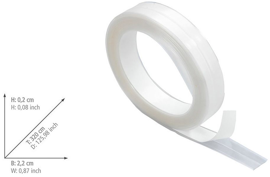 WENKO Dichtungsband, (Set, 2-St), selbstklebend, 320x2,2 günstig online kaufen
