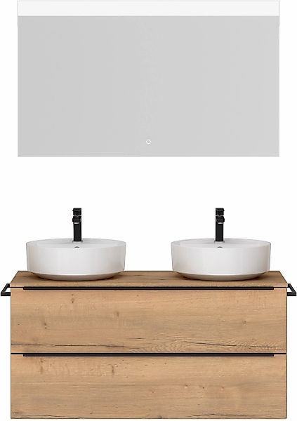 nobilia Badmöbel-Set "Alvene", (2 St., vormontiert, mit Soft-Close), inkl. günstig online kaufen