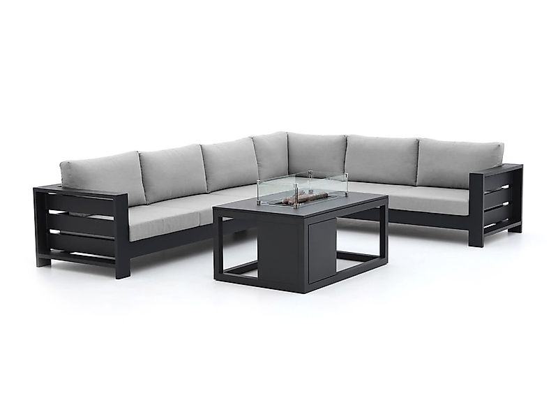 Bellagio Avolo/Cosiraw 120 cm Ecklounge-Set mit Feuertisch 3-teilig rechts günstig online kaufen