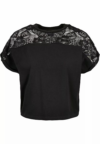 URBAN CLASSICS T-Shirt "Urban Classics Damen Ladies Short Oversized Lace Te günstig online kaufen