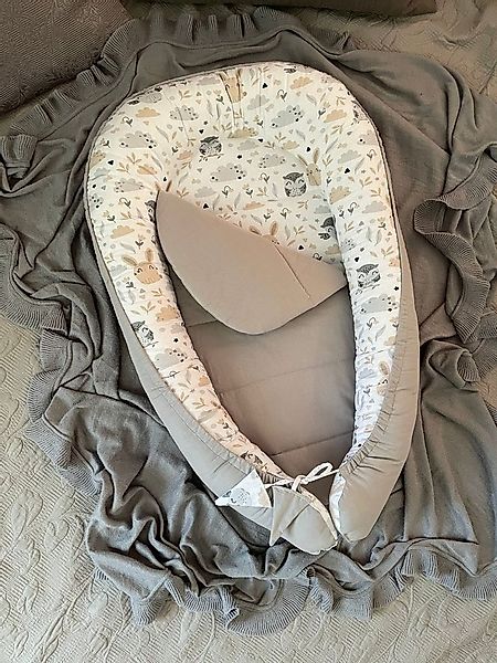 Loolay Bettnestchen BIO BAUMWOLLE BABYNEST Babykokon Neugeborene Babyaustat günstig online kaufen