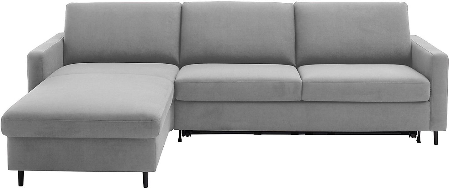 Home affaire Ecksofa "Calestra, Bezug Easy Care, Dauerschlaffunktion in 2 Q günstig online kaufen