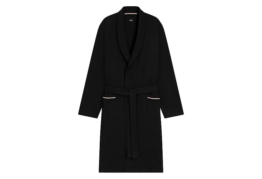 BOSS Morgenmantel Robe BM, knielang, Baumwolle, mit Bindegürtel, Bindeversc günstig online kaufen