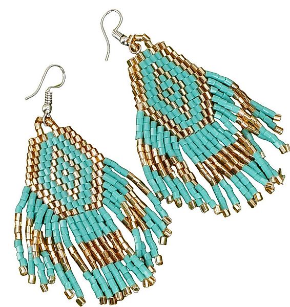 Guru-Shop Paar Ohrhänger Indigener Schmuck, Boho Ohrringe, Ethno.. günstig online kaufen