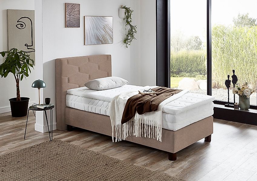 Westfalia Schlafkomfort Boxspringbett wahlweise mit Topper günstig online kaufen