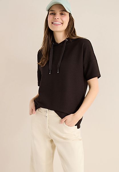 Cecil Sweater, Halbarm mit Kapuze und Tunnelzug günstig online kaufen