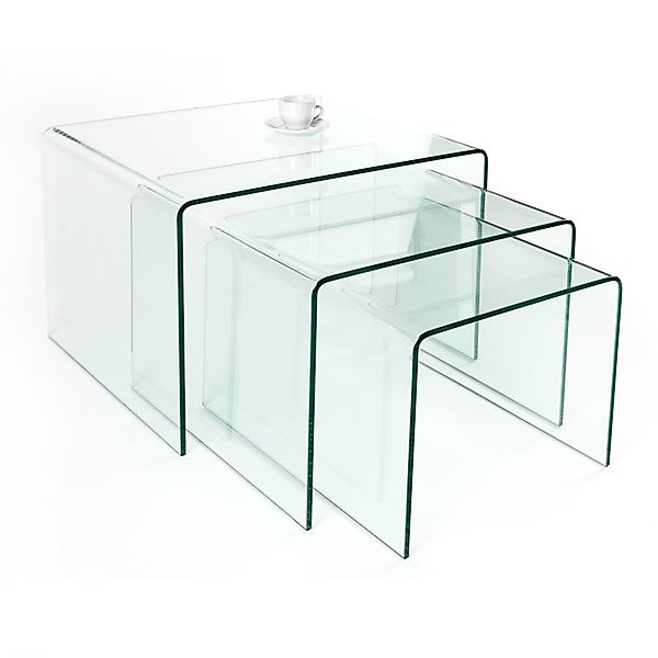 riess-ambiente Couchtisch FANTOME 60cm transparent (Set, günstig online kaufen