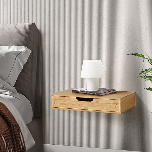 en.casa Wandregal, »Bokn« mit Schublade 40x24x8 günstig online kaufen