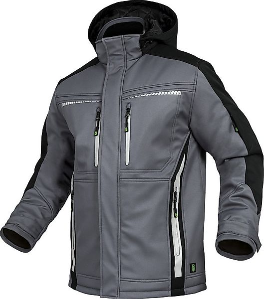 Leibwächter Winterjacke Flex-Line Herren Winter Softshelljacke mit Rückenis günstig online kaufen