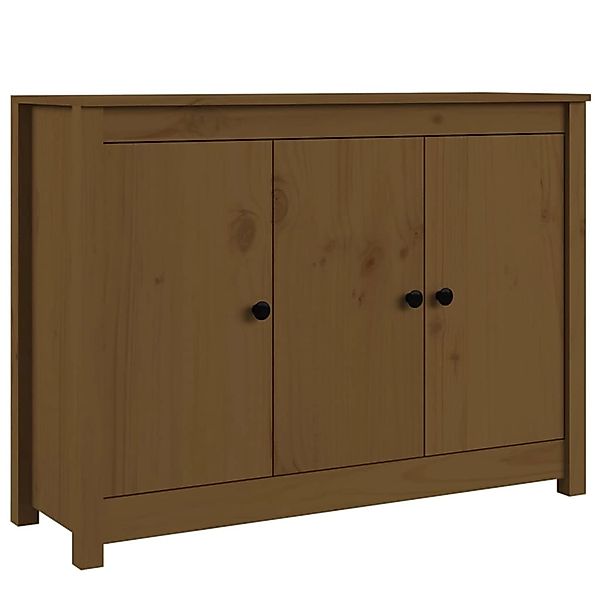 vidaXL Sideboard Honigbraun 100x35x74 cm Massivholz Kiefer 814562 günstig online kaufen
