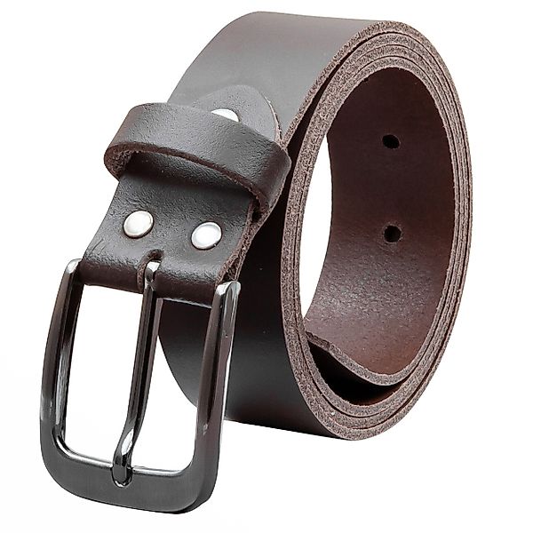 COLOGNEBELT Ledergürtel OM434-SL-Dunkelbraun MADE IN GERMANY, günstig online kaufen