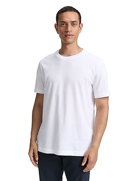 Tom Tailor Herren T-Shirt "DOUBLE PACK CREW-NECK" - Regular Fit günstig online kaufen
