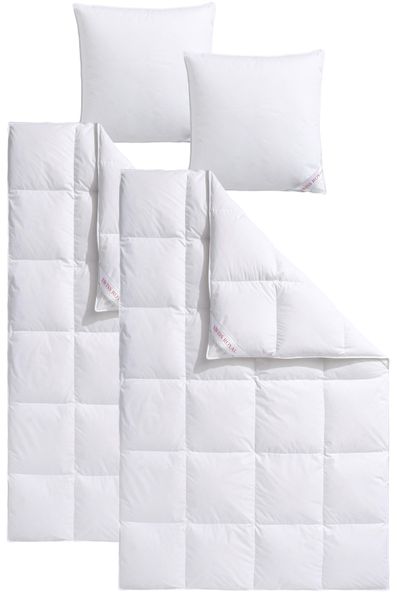 Haeussling Daunenbettdecke + Kopfkissen "Swiss Royal" Bettdecken-Set mit Ko günstig online kaufen