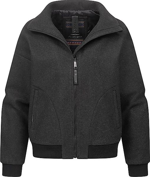 Ragwear Outdoorjacke Toscia angesagte oversized Übergangsjacke in Woll-Opti günstig online kaufen