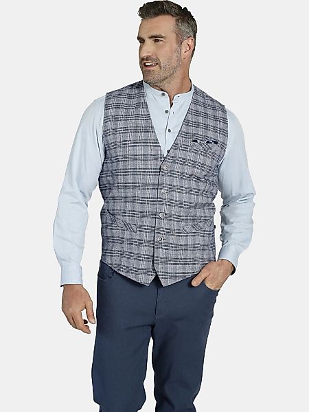 Charles Colby Funktionsweste "Weste DUKE NIVEN" 1 Stk. im modischen Glenche günstig online kaufen
