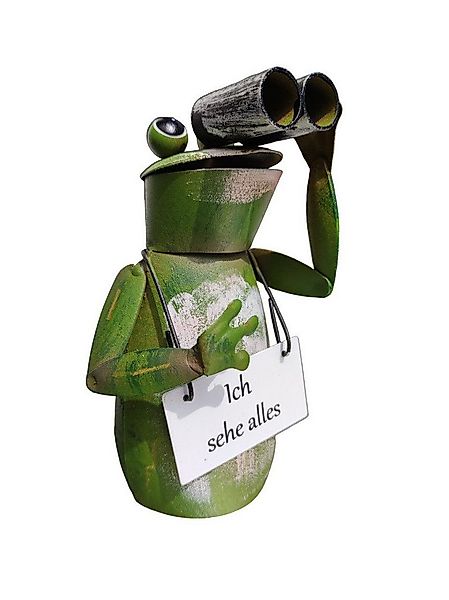 Deko-Impression Dekofigur Zaunfigur Zaungucker witziger Frosch mit Fernglas günstig online kaufen