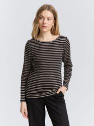 TOM TAILOR Langarmshirt mit Streifen Muster günstig online kaufen