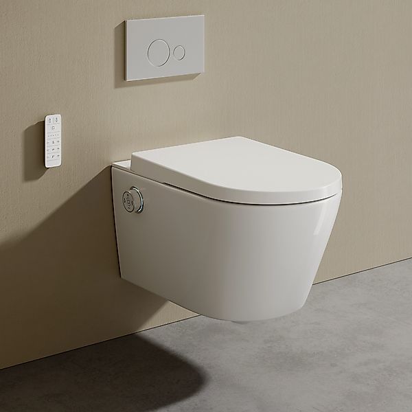 HOROW Dusch-WC Hänge WC mit Bidet günstig online kaufen