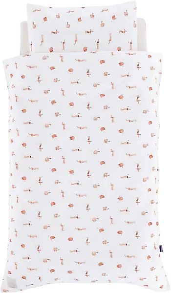 Träumeland Babybettwäsche »Jersey Cats & Dogs«, mit niedlichem Allover-Prin günstig online kaufen