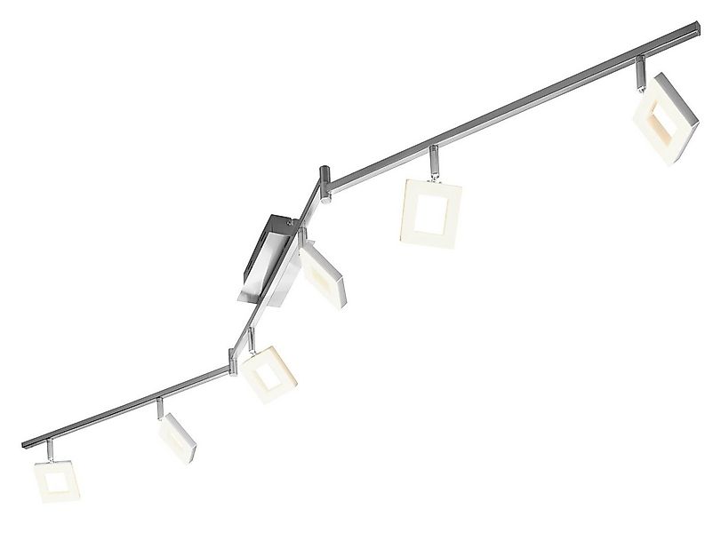 casa NOVA LED Deckenstrahler REAL, 6-flammig, B 176 cm, Aluminium, Dimmfunk günstig online kaufen