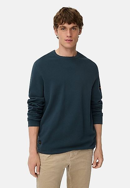 camel active Sweatshirt aus reiner Baumwolle Langarm Rundhals günstig online kaufen