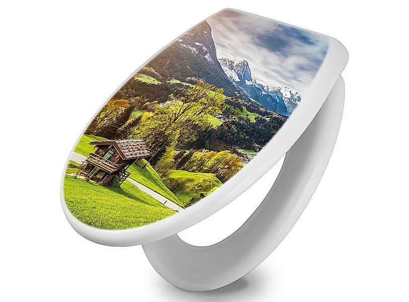 banjado WC-Sitz mit Absenkautomatik Motiv Berchtesgadener Land (umweltfreun günstig online kaufen