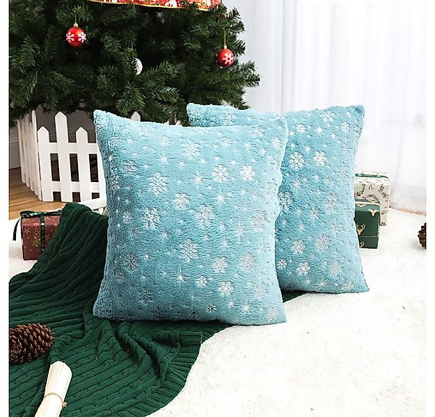 BTTO Kissenbezug Weihnachten Kissenhüllen 45X45cm, 1/2/4er Set Kissenbezüge günstig online kaufen
