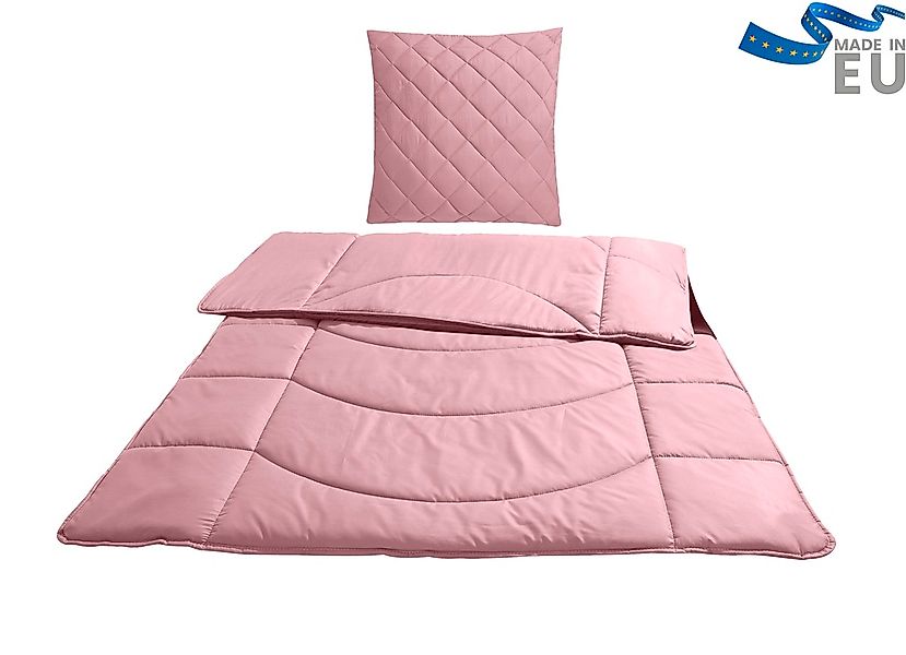 my home Steppbett + Kopfkissen "Microlux, Bettdecke 135x200 cm, 155x220 cm" günstig online kaufen