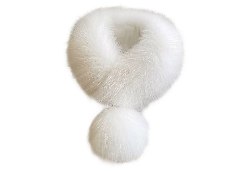 Refttenw Schal Einfarbiger Plüschschal, warmer Winterschal,Modeschal günstig online kaufen